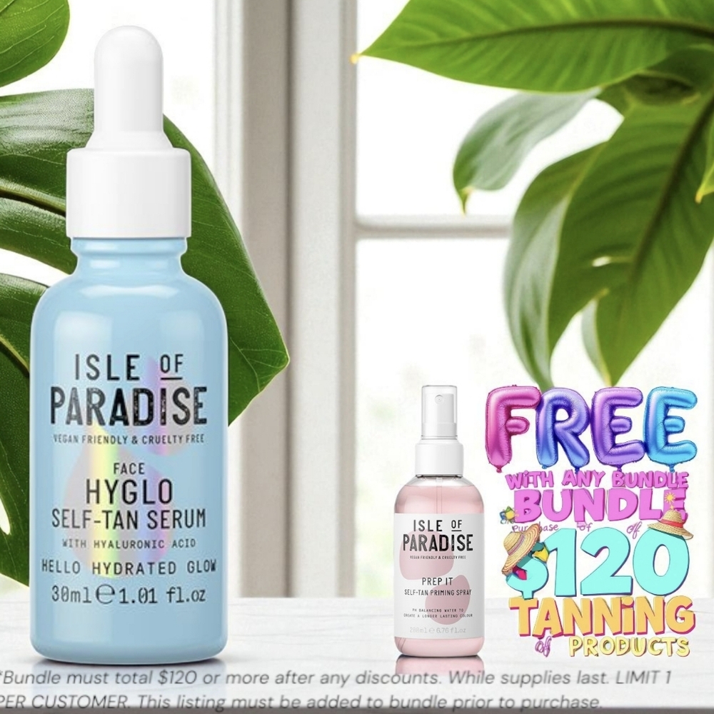 Isle of Paradise HyGlo Self-Tanning & Plumping Facial Serum
